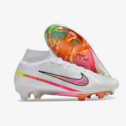 Nike Superfly 9 Elite FG x Marcus Rashford Blanc/Rose