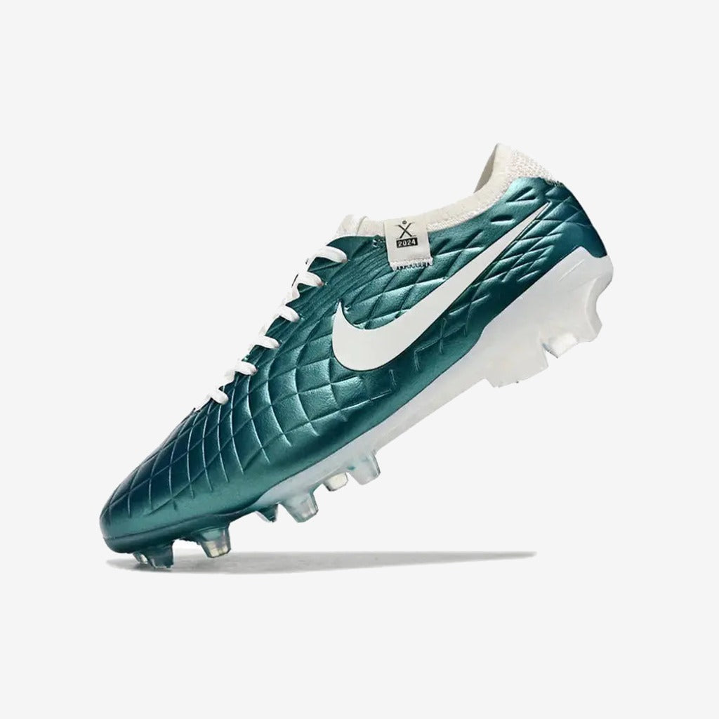Tiempo Legend 10 Elite FG Emerald - Turquoise/Blanc Cassé