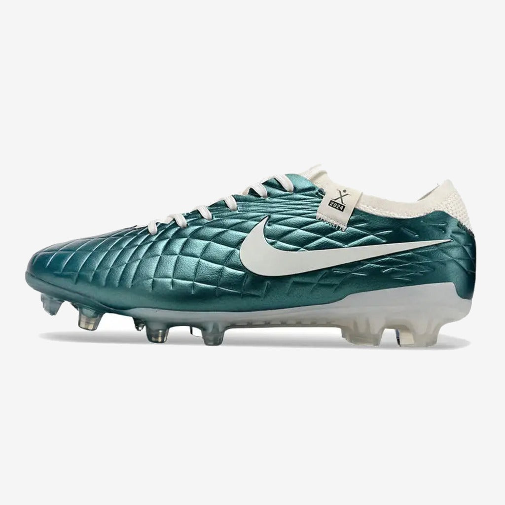 Tiempo Legend 10 Elite FG Emerald - Turquoise/Blanc Cassé