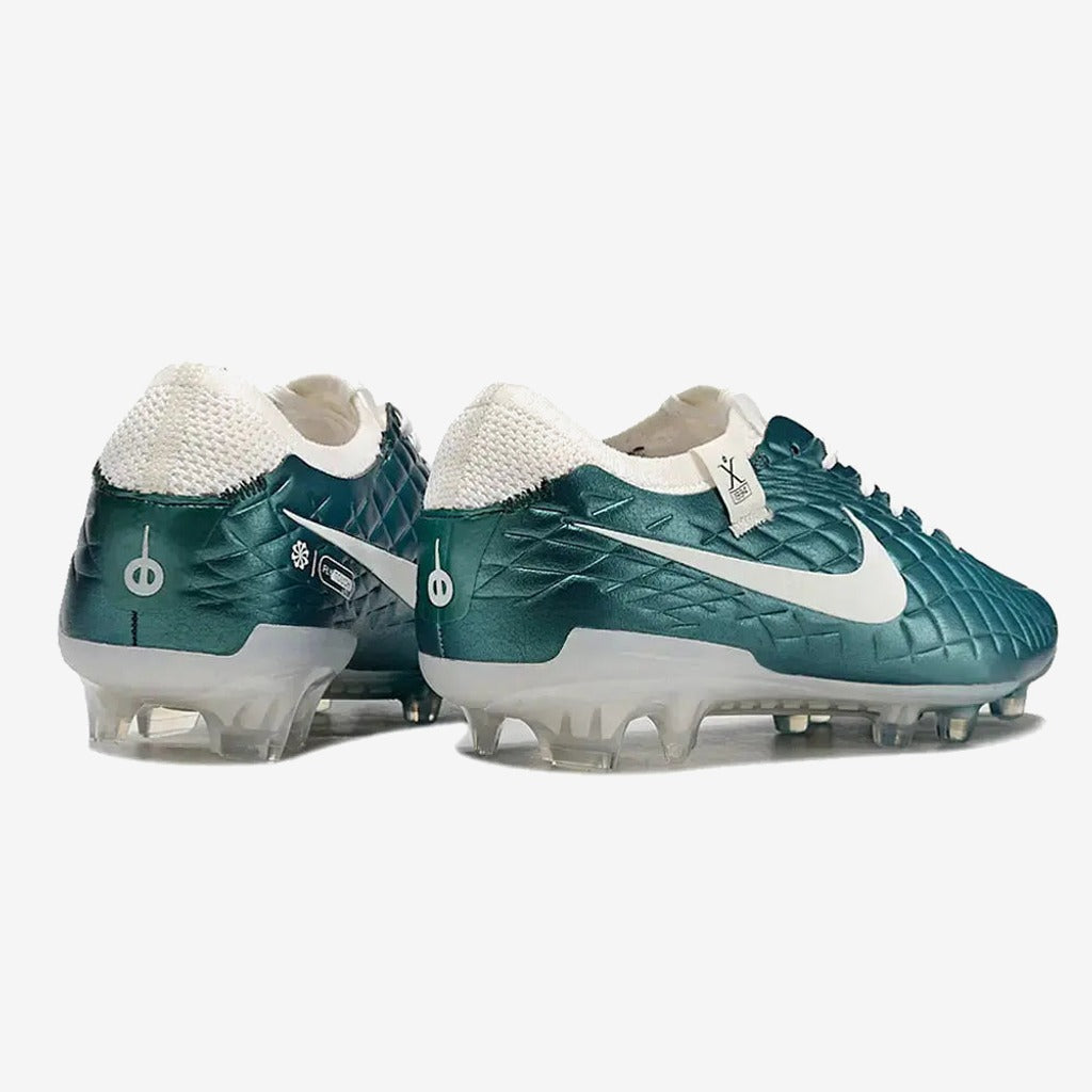 Tiempo Legend 10 Elite FG Emerald - Turquoise/Blanc Cassé