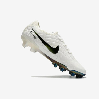 Tiempo Legend 10 Elite FG Pearl - Blanc Cassé/Turquoise