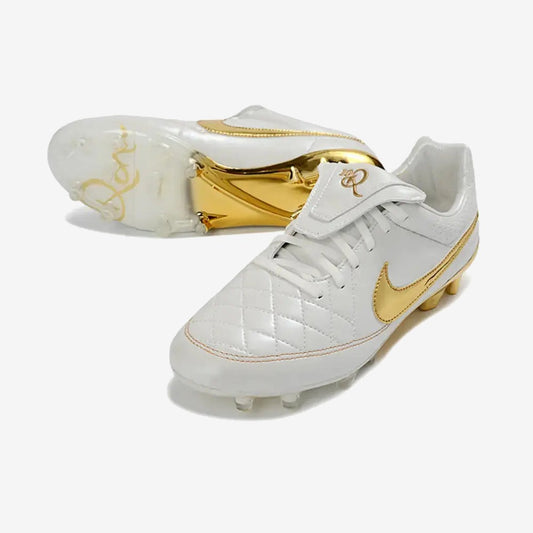 Tiempo Legend R10 Touch of Gold - Blanc/OR — Nike