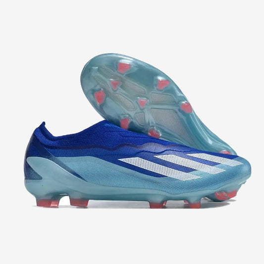 X Crazyfast Elite Laceless FG Marinerush - Bleu/Blanc/Rouge — Adidas