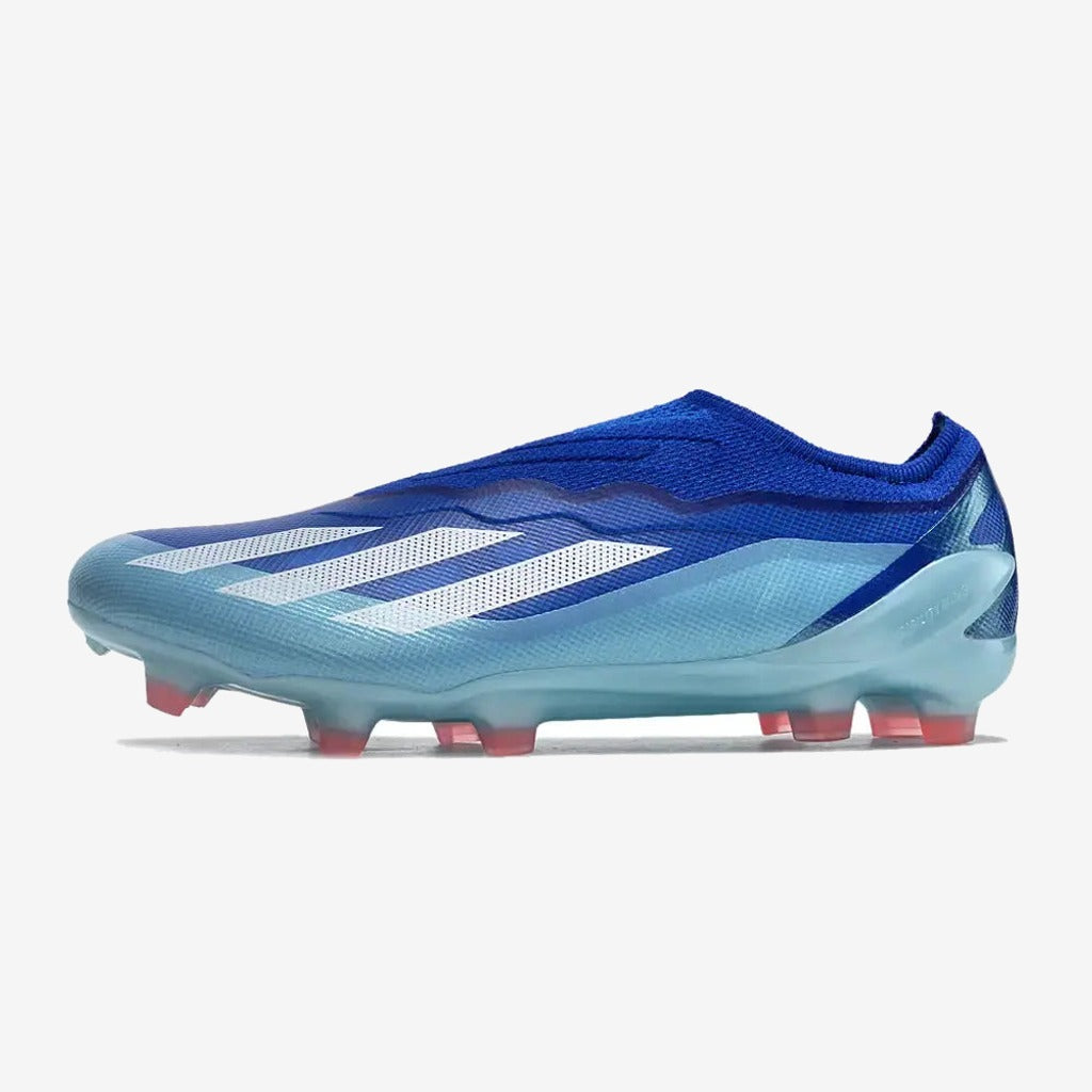 X Crazyfast Elite Laceless FG Marinerush - Bleu/Blanc/Rouge